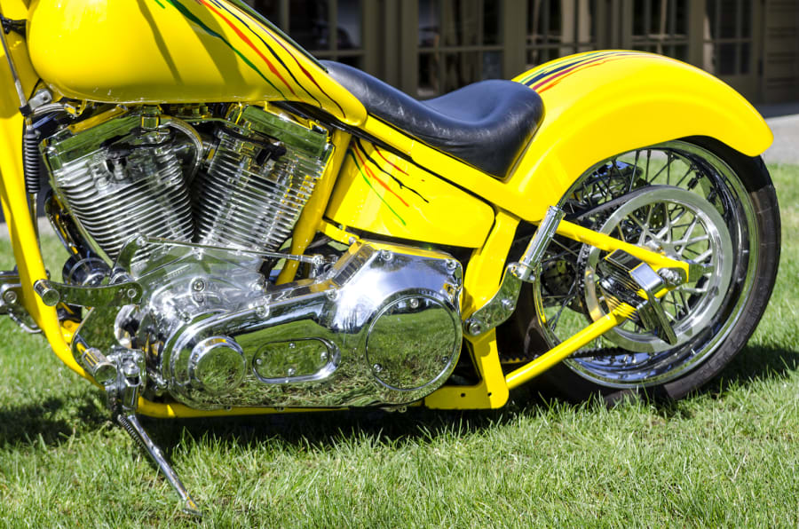 1996 HarleyDavidson Custom Wide Glide at Seattle 2014 as F96 Mecum