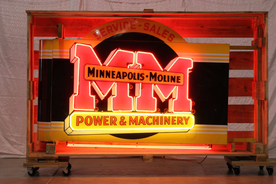MinneapolisMoline Service Sales 72x38x15 at The Walker Sign Collection