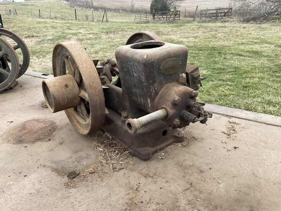 Fairbanks Morse No. 2 Engine at Gone Farmin' Spring Classic 2023 as H10