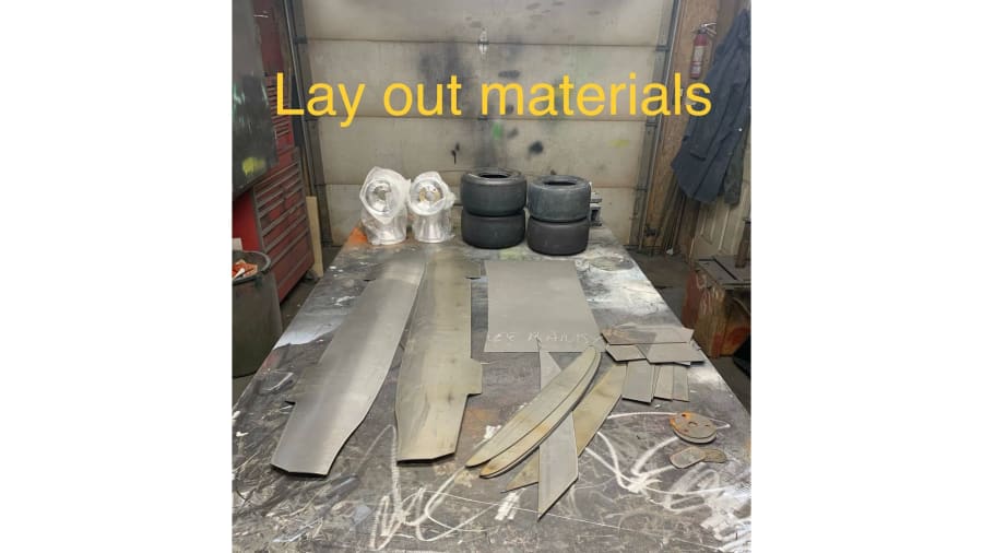 1970 Hemi Superbird Muscle Car Coffee Table at Glendale 2023 as Z526