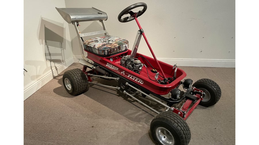 Custom Motorized Radio Flyer at Glendale 2023 as Z400 Mecum Auctions