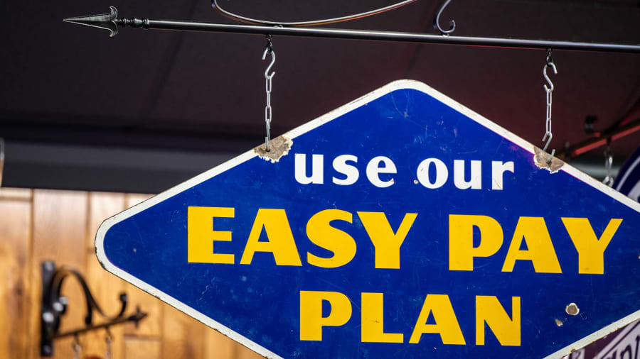 Goodyear Tires Easy Pay Plan DoubleSided Porcelain Sign at The World’s