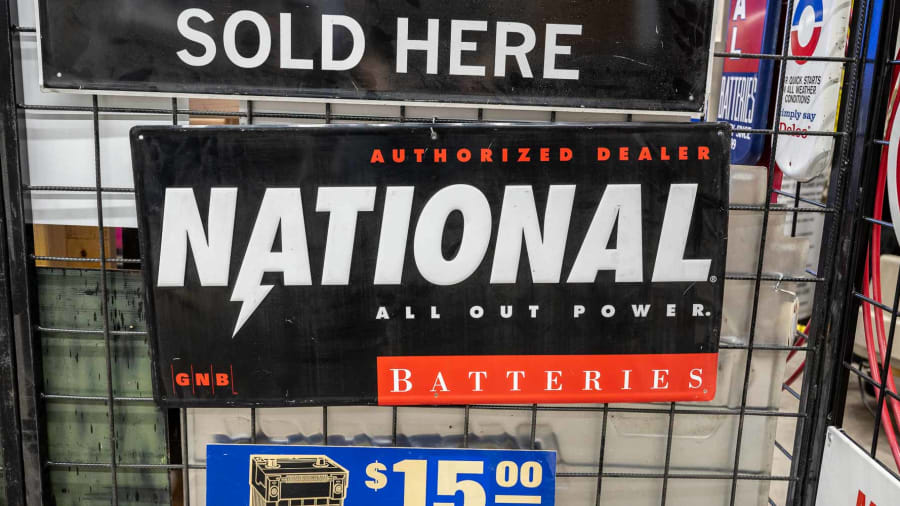 U.S. Battery, Exide, National, Greenville & Unocal SingleSided Tin