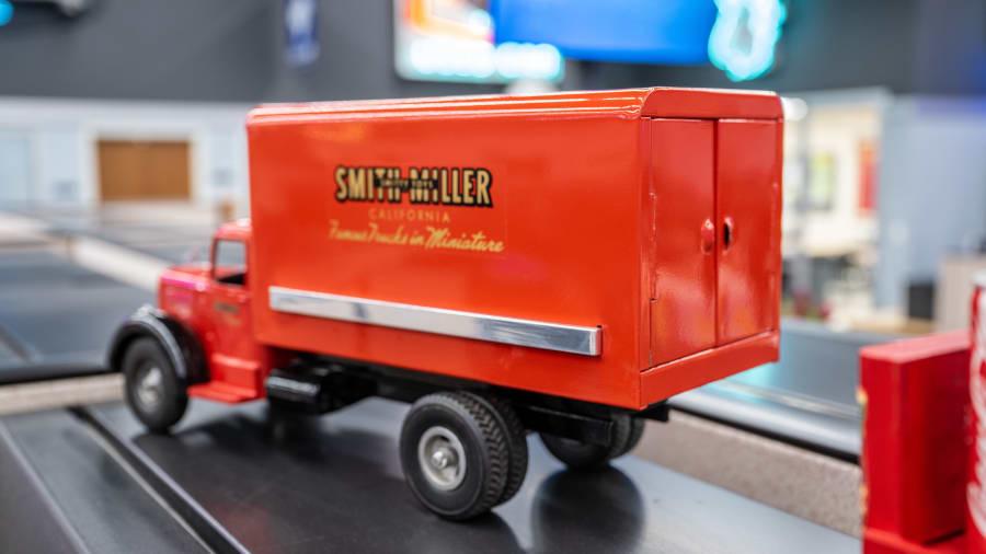 SmithMiller Toy Cargo Truck at The World’s Largest Road Art Auction