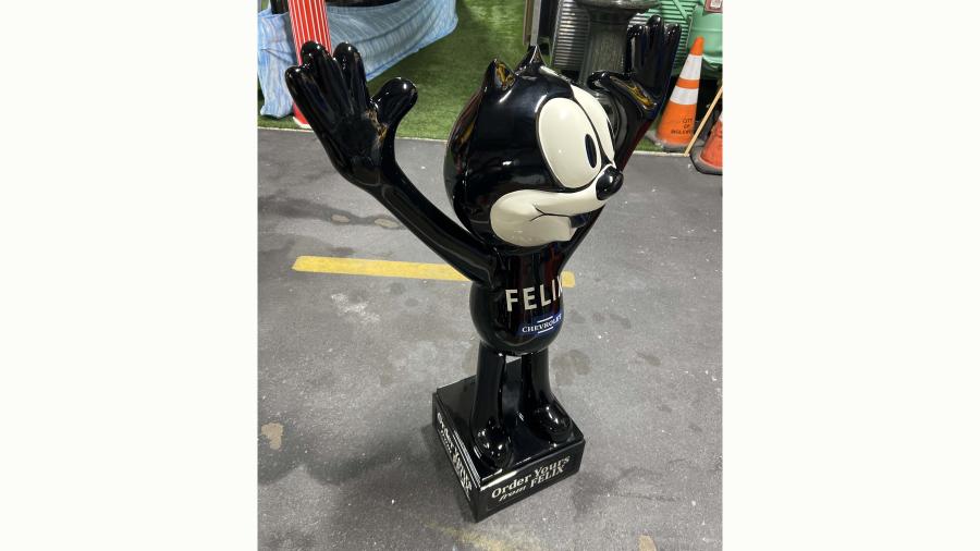 Felix Chevrolet Character Cast Aluminum Statue For Sale At Auction