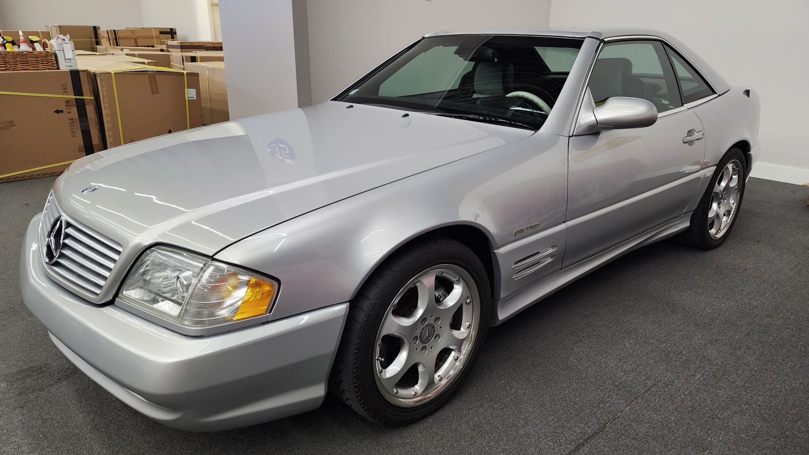 2002 Mercedes-Benz SL500 Silve...