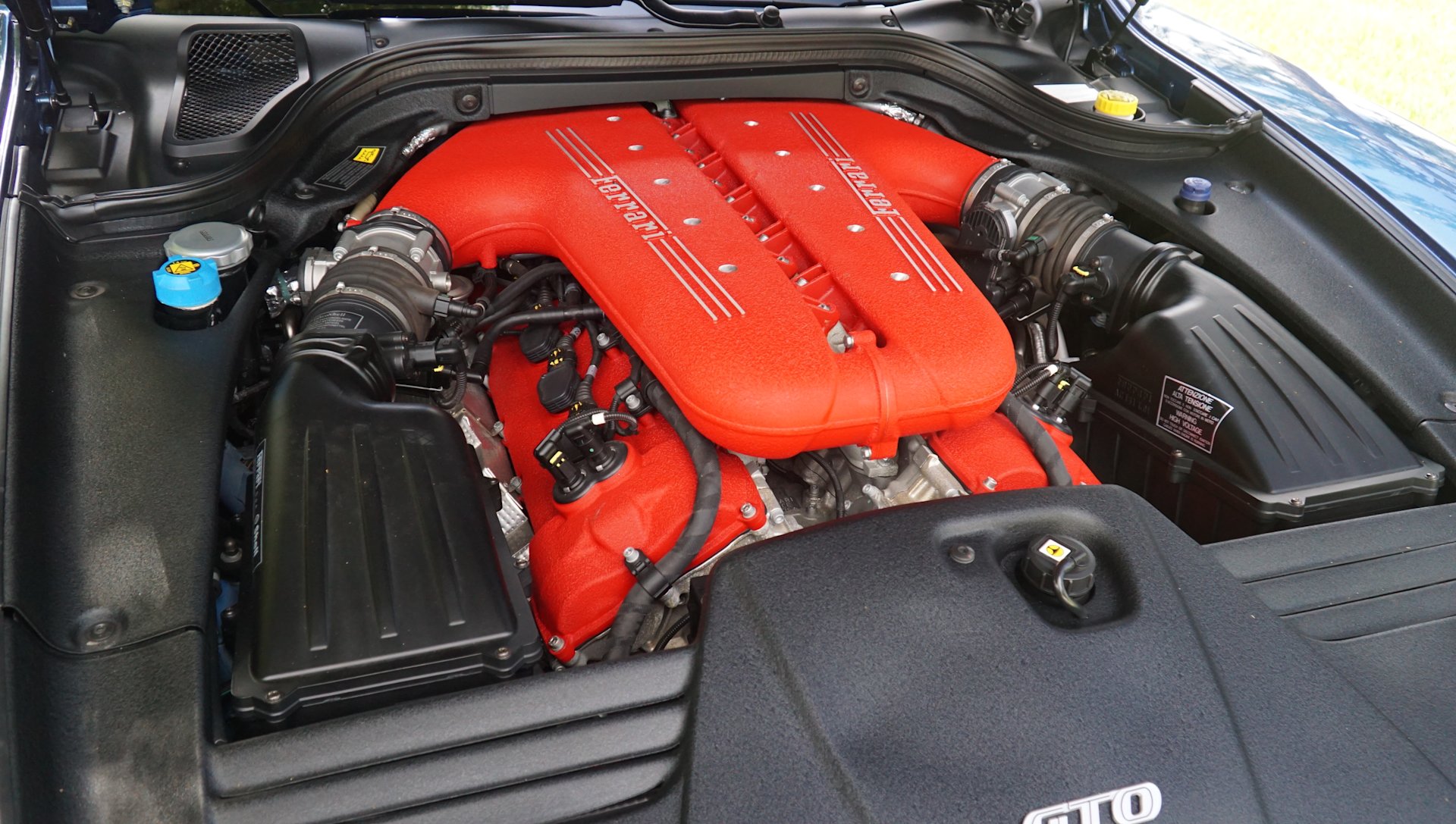 2011 Ferrari 599 GTO engine bay - for sale at Mecum Auctions