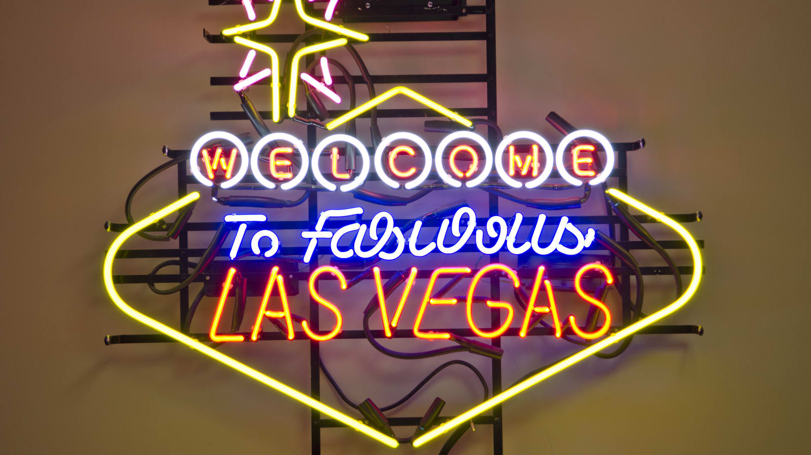 Las Vegas Neon Sign at Fran and Ron Green's Verde Classics Museum