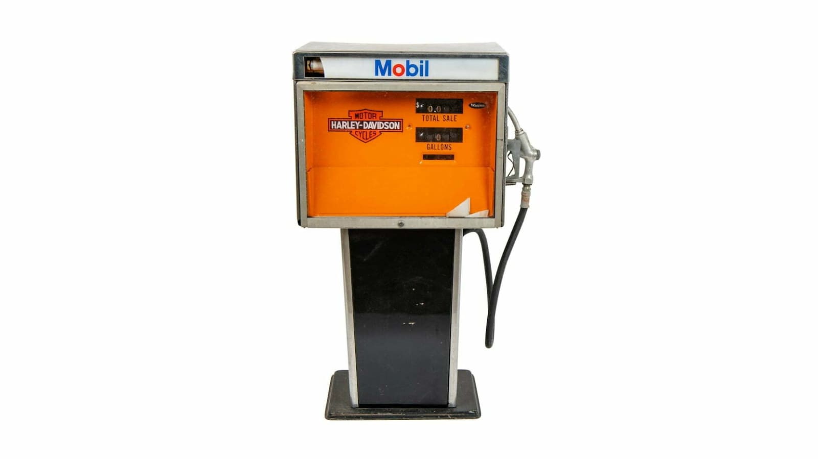 HarleyDavidson Mobil Gas Pump at Las Vegas Motorcycles 2023 as Z109