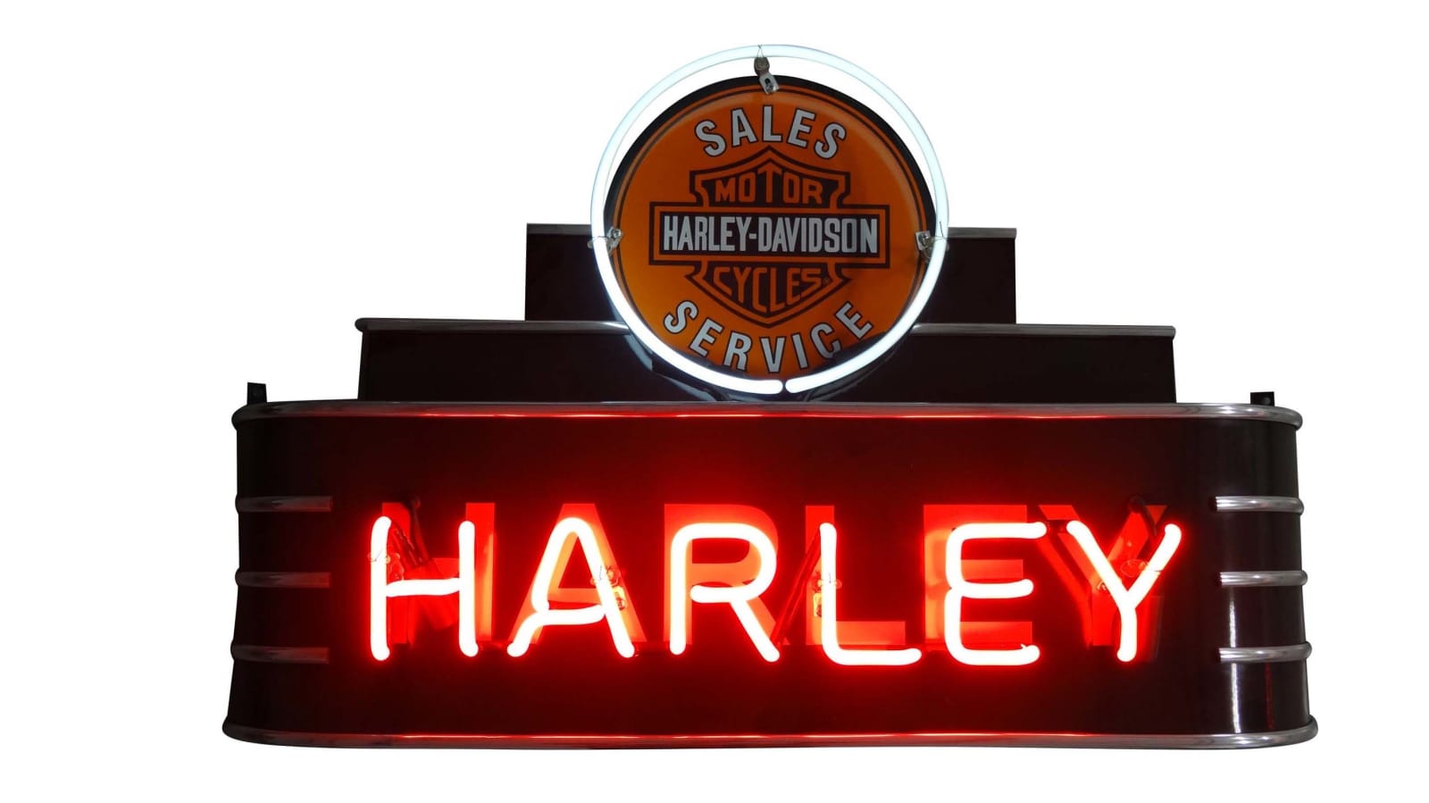 Harley Davidson Motorcycles Blue Neon Signs Light