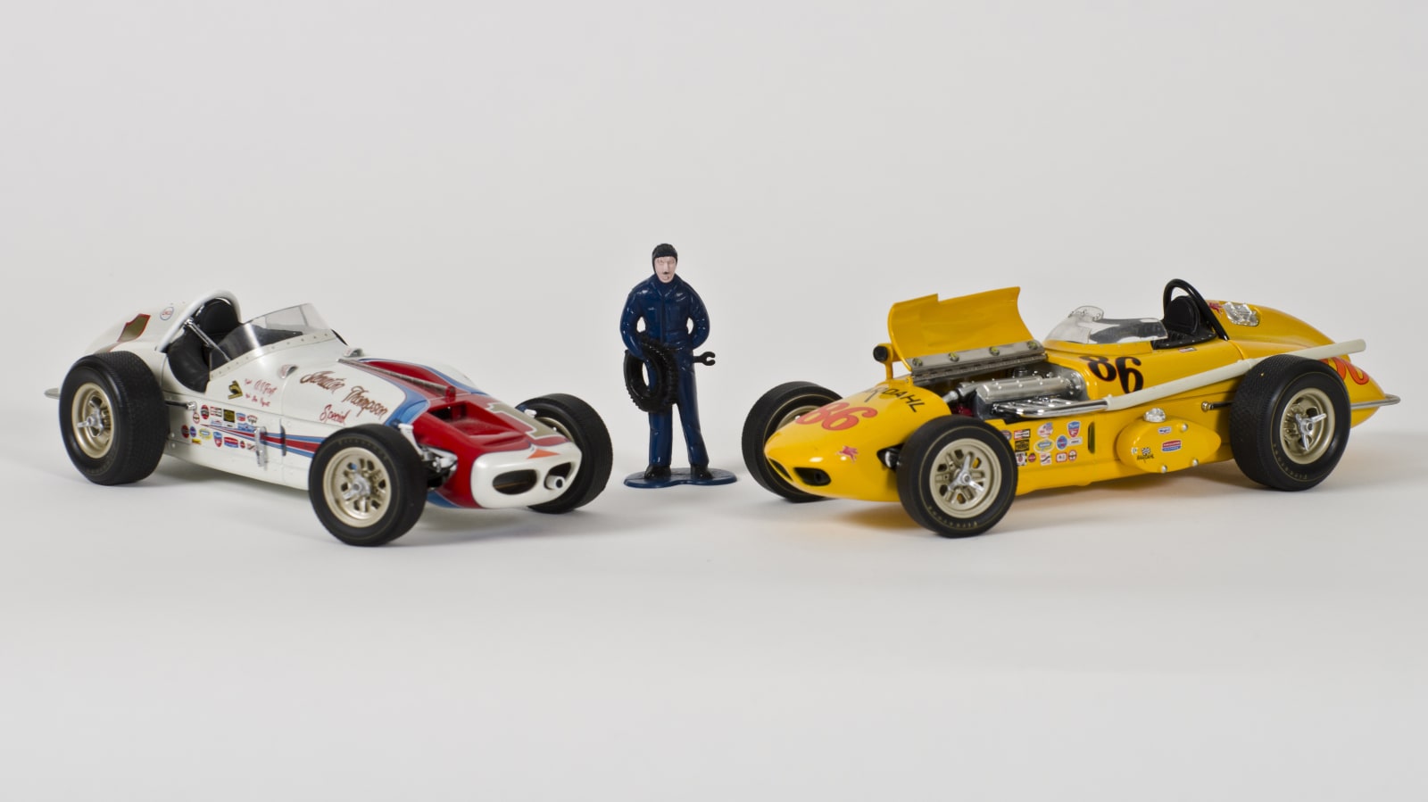 Die Cast Indy Cars at Fran and Ron Green's Verde Classics Museum