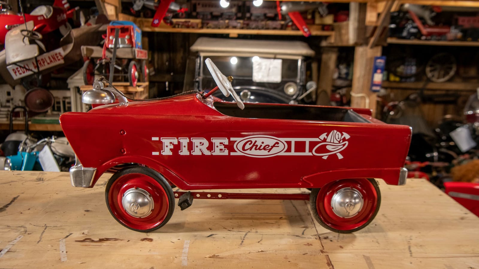 Murray Fire Chief Pedal Car At Elmers Auto And Toy Museum Collection 2022 As F295 Mecum Auctions
