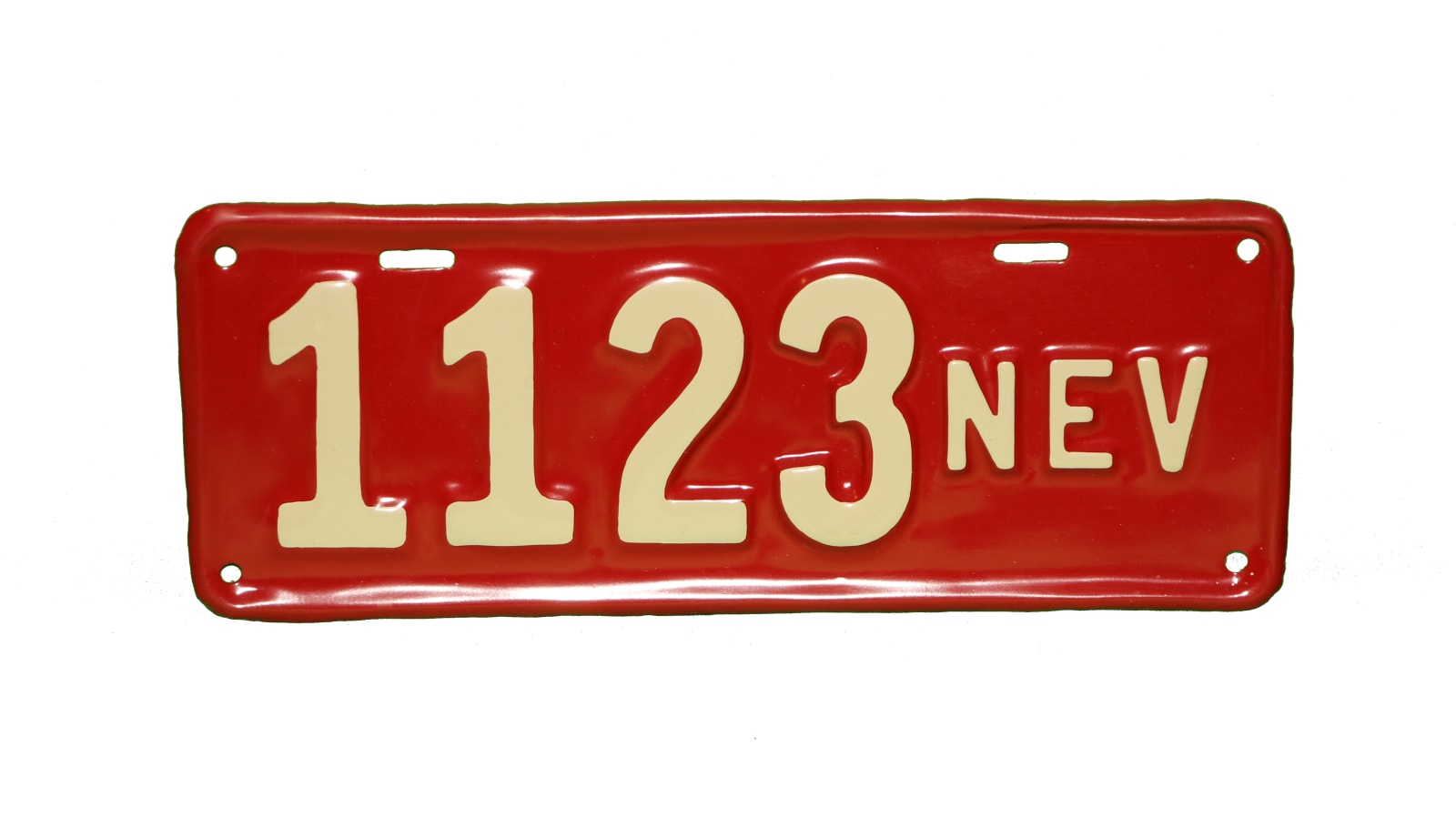 Nevada Metal License Plate at Kissimmee 2014 as M230 Mecum Auctions