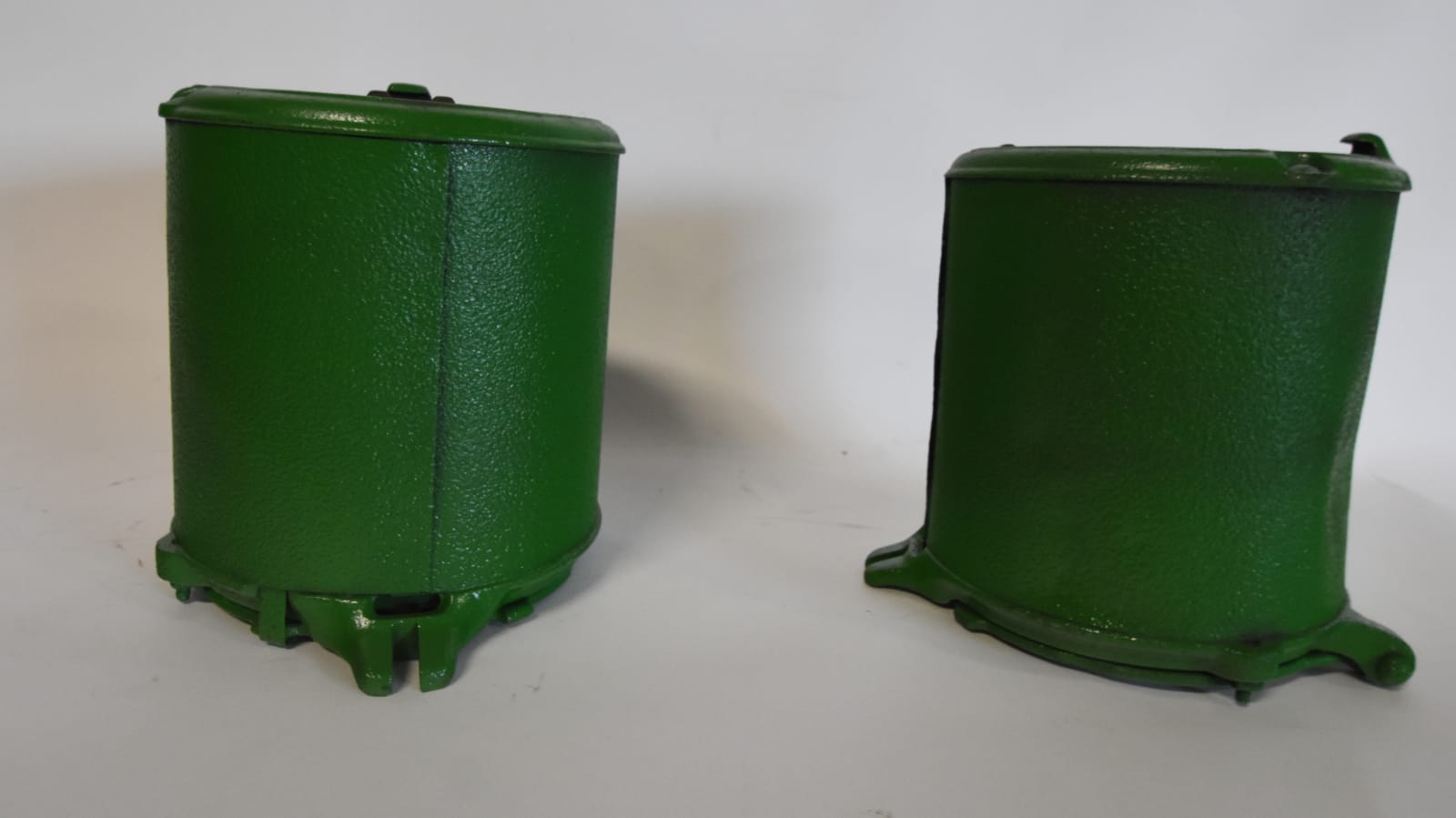 John Deere Cast Iron Seed Holders 8x9x10 at Gone Farmin' Iowa Premier