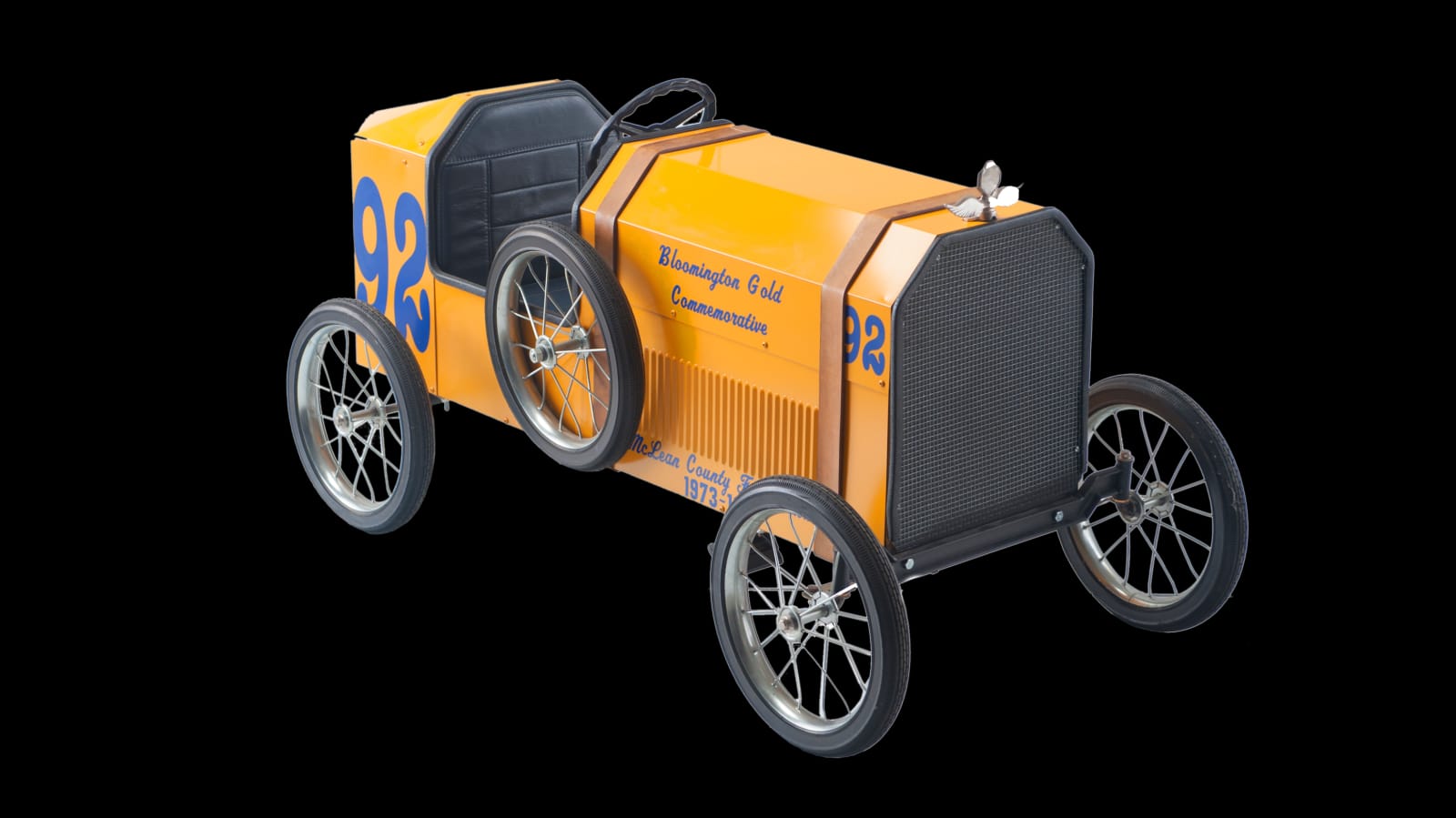 Vintage Yellow Pedal Car 54x24x24 at Gone Farmin' Fall Premier 2019 as