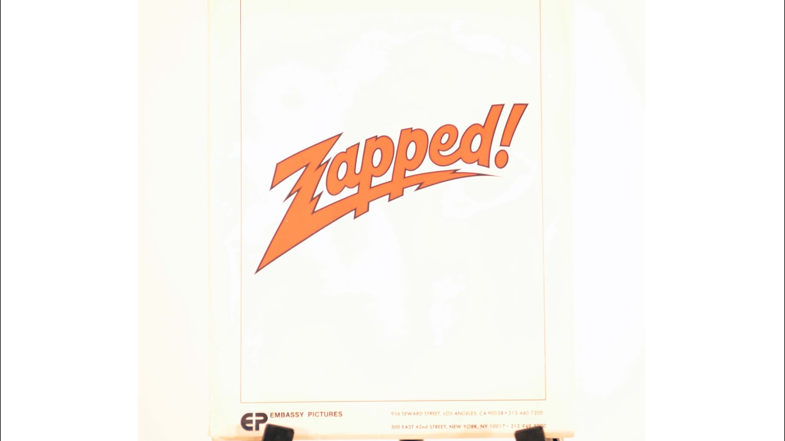 1982 Zapped! Press Kit at Santa Monica 2013 as J126 Mecum Auctions