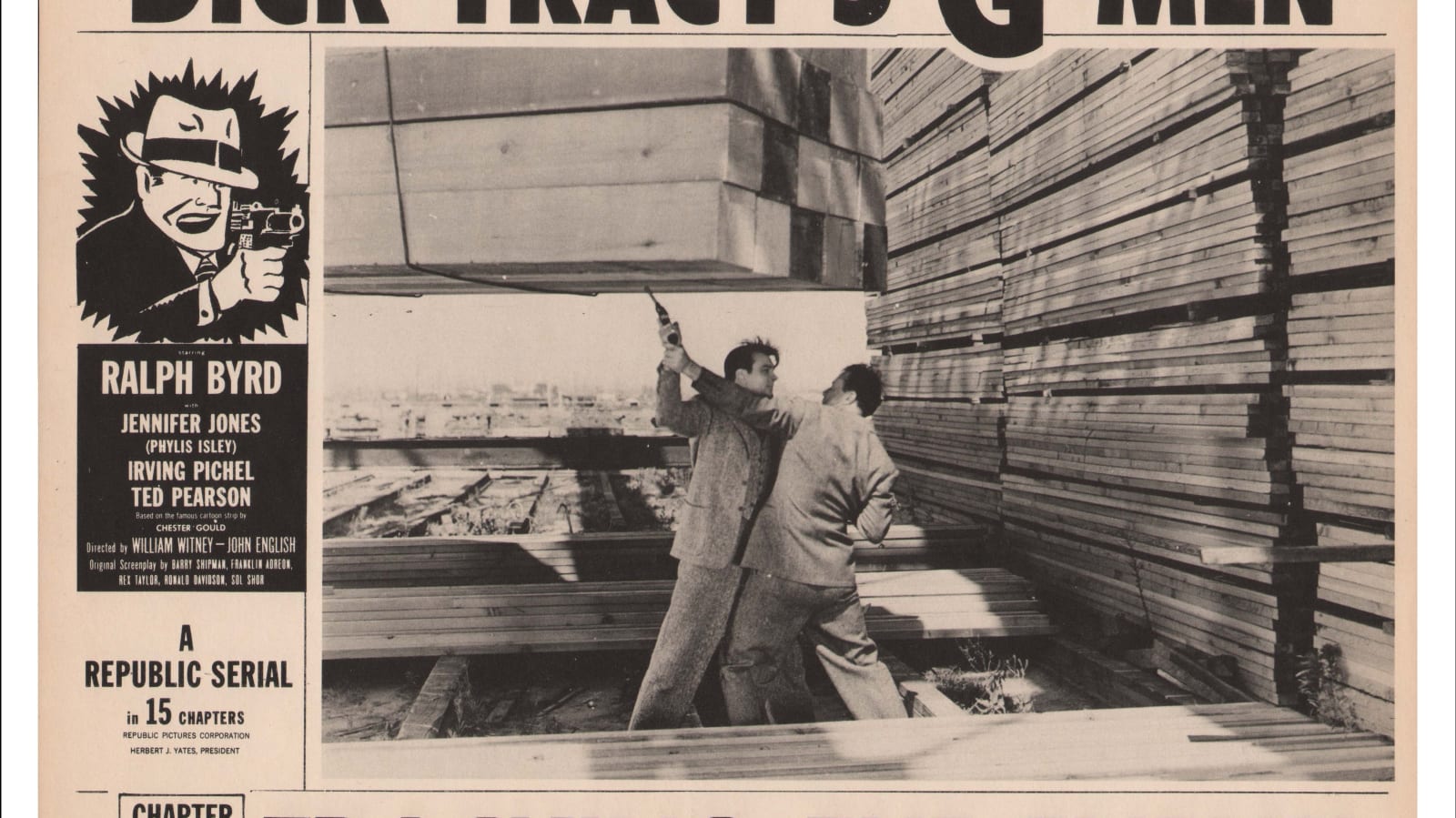 1955Tracys G Men Lobby Card at Santa Monica 2013 as K230 Mecum