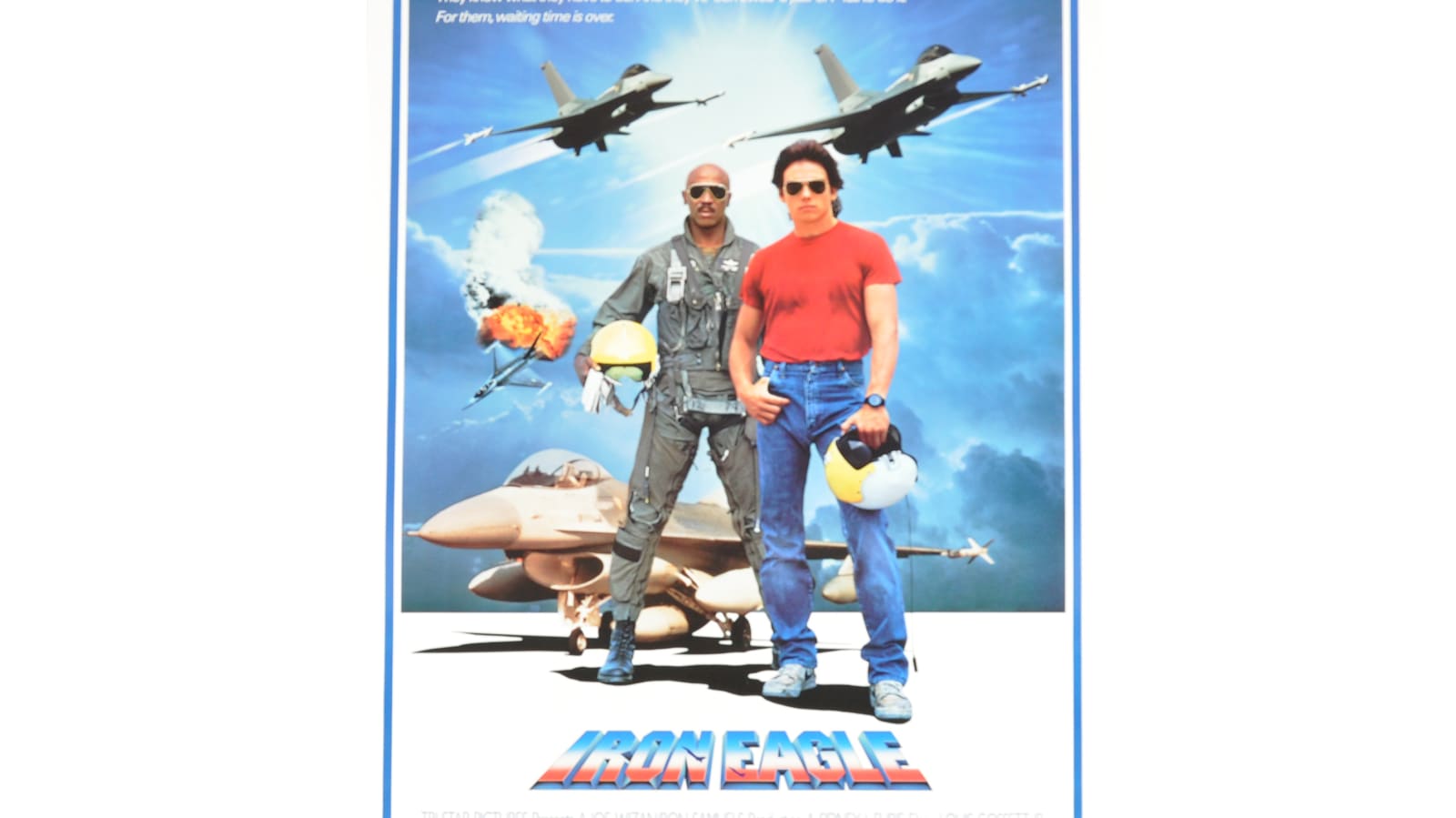 1985 Iron Eagle Movie Poster at Santa Monica 2013 as K276 Mecum Auctions