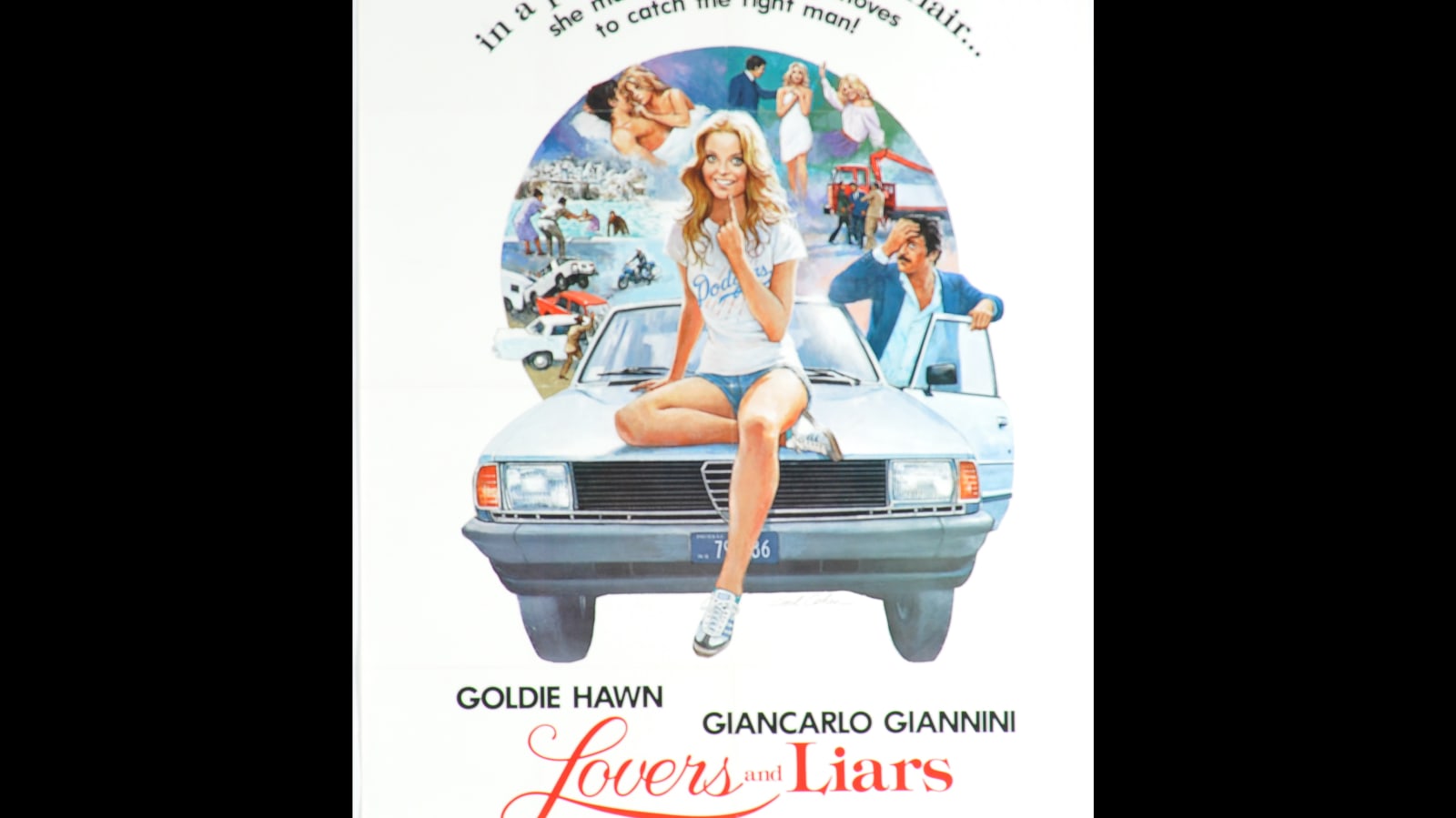 1979 Lovers And Liars Movie Poster at Santa Monica 2013 as K678 Mecum