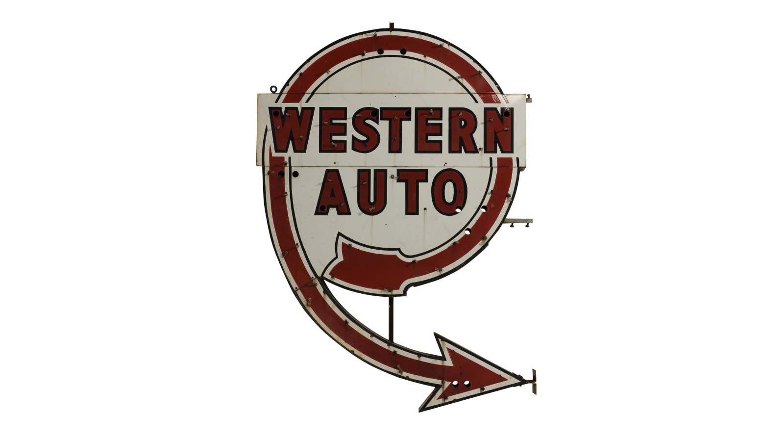 Western Auto 72x100x11 at The Walker Sign Collection 2015 as S262