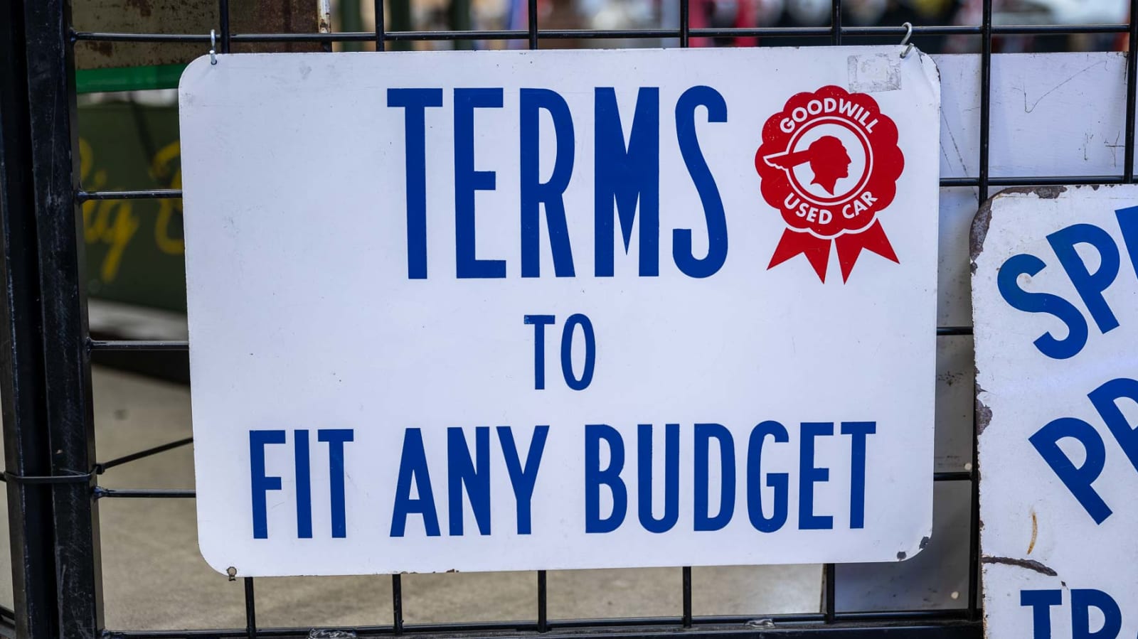 Pontiac Goodwill Used Car SingleSided Tin Sign at The World’s Largest