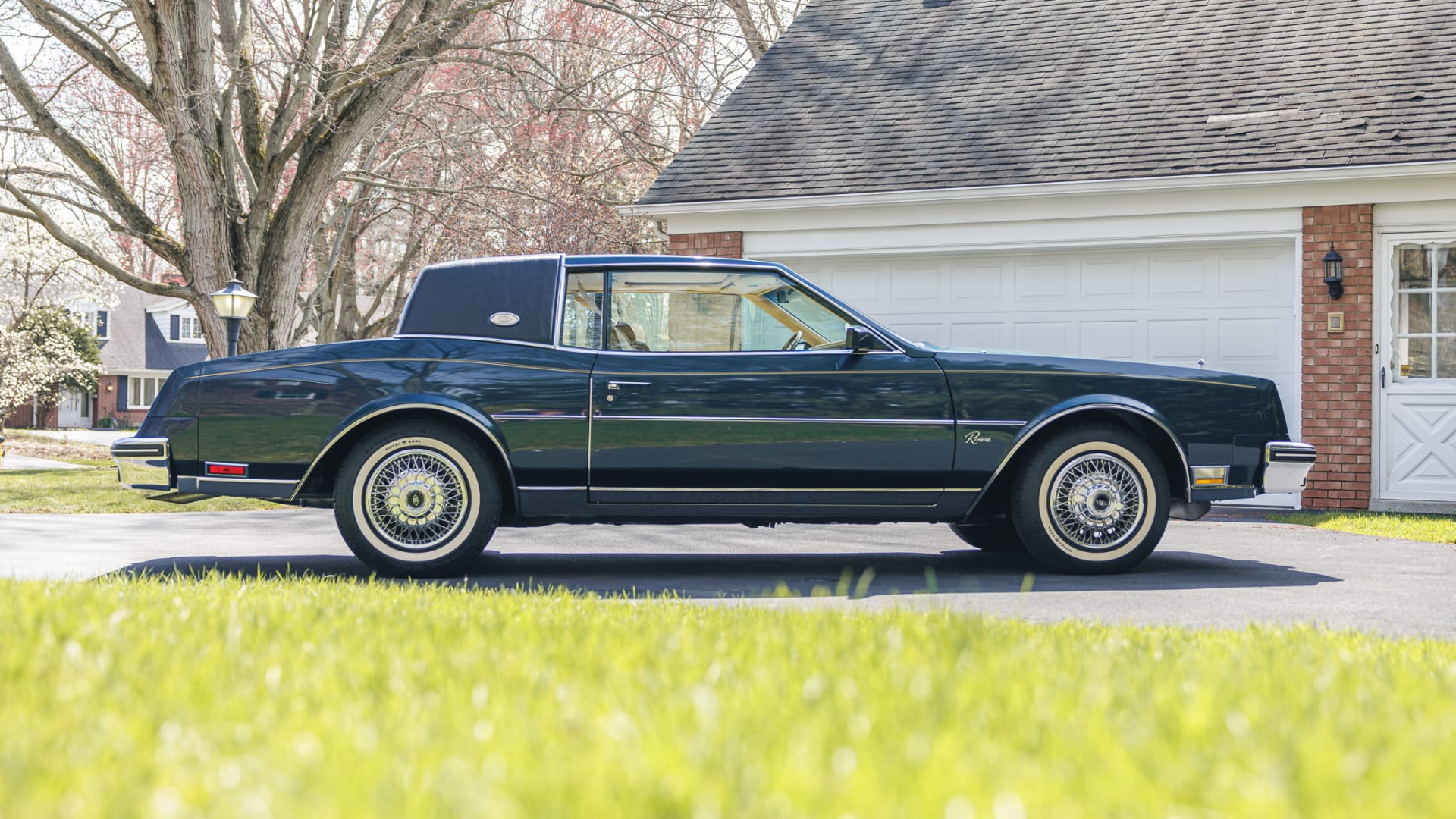 1985 Buick Riviera at Indy 2023 as F240.1 - Mecum Auctions
