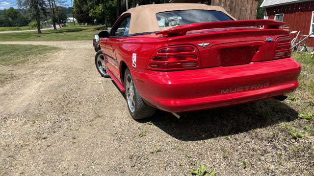 1994 Ford Mustang Svt Cobra Pace Car Edition At Orlando 2022 As W252 Mecum Auctions 4991