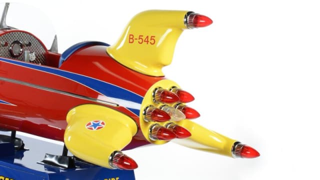 1948 Bally Rocketship Kiddie Ride at The Road Art Auction 2015 as S57 ...