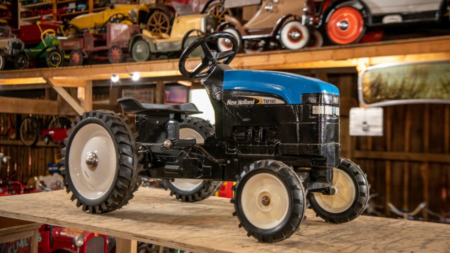 Ertl TM190 New Holland Pedal Tractor at Elmer's Auto & Toy Museum