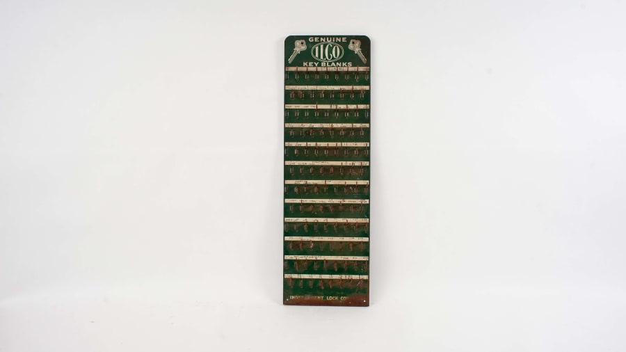 Genuine Ilco Key Blanks Rack at Kissimmee 2021 as M462 Mecum Auctions