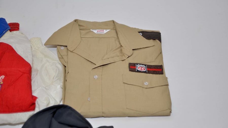 Phillips 66 Service Uniforms, Shirts And Jacket Lot Of 6 at Kissimmee