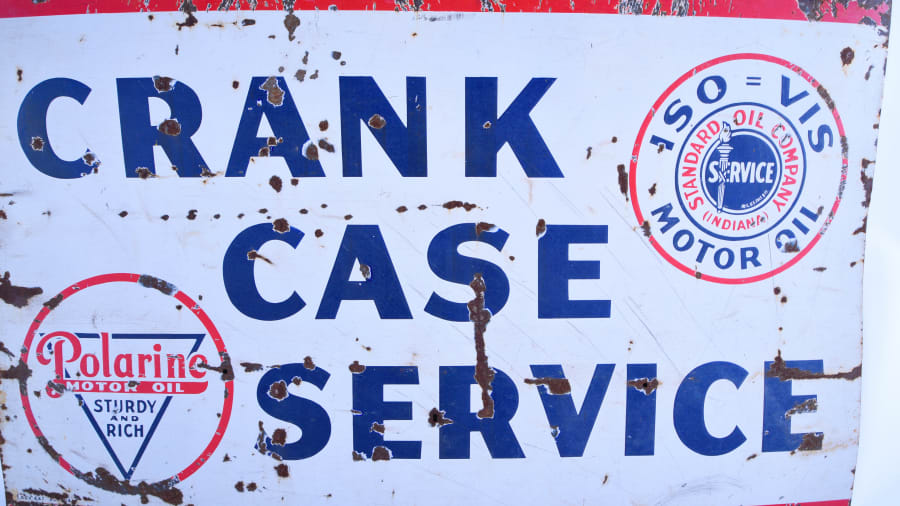 Polarine Crankcase Service SSP 60x36 at Davenport 2020 as T68 Mecum