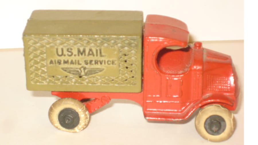 U.S. Mail Truck Air Mail Service Truck And Stake Bed Truck at Davenport