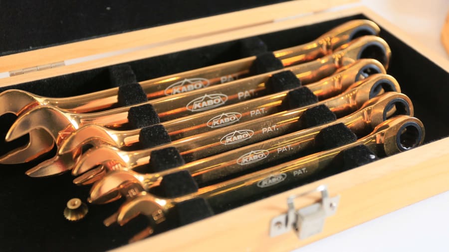 Gold Wrenches Lot Of 2 at Las Vegas 2018 as J53 Mecum Auctions