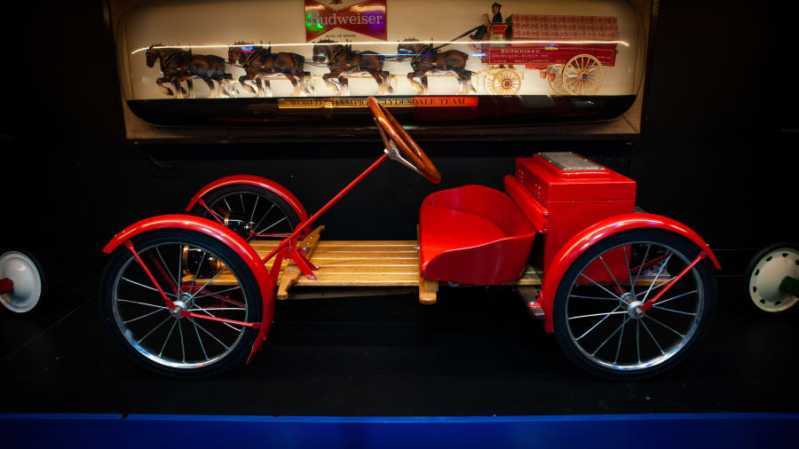 Electric Red Bug Pedal Car at The Eddie Vannoy Collection 2020 as M372