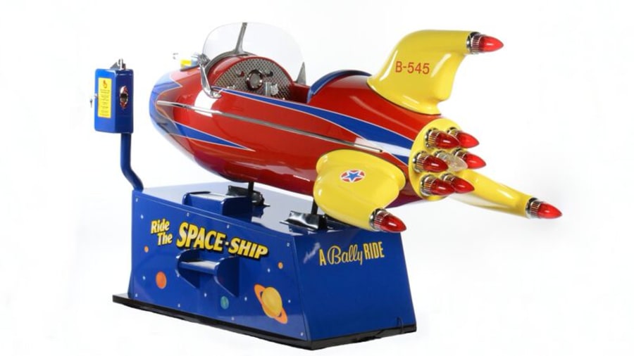 1948 Bally Rocketship Kiddie Ride at The Road Art Auction 2015 as S57 ...
