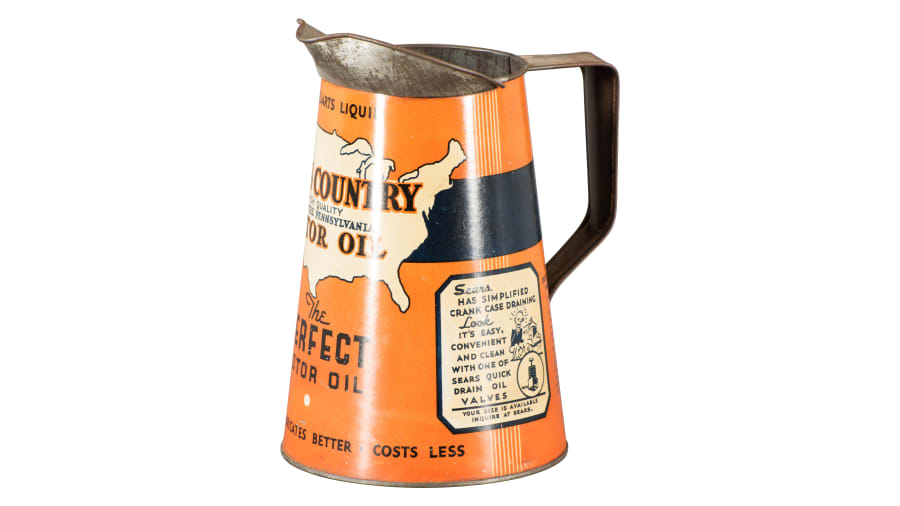 Cross Country Motor Oil Oil Can at The Road Art Collection 2016 as F442