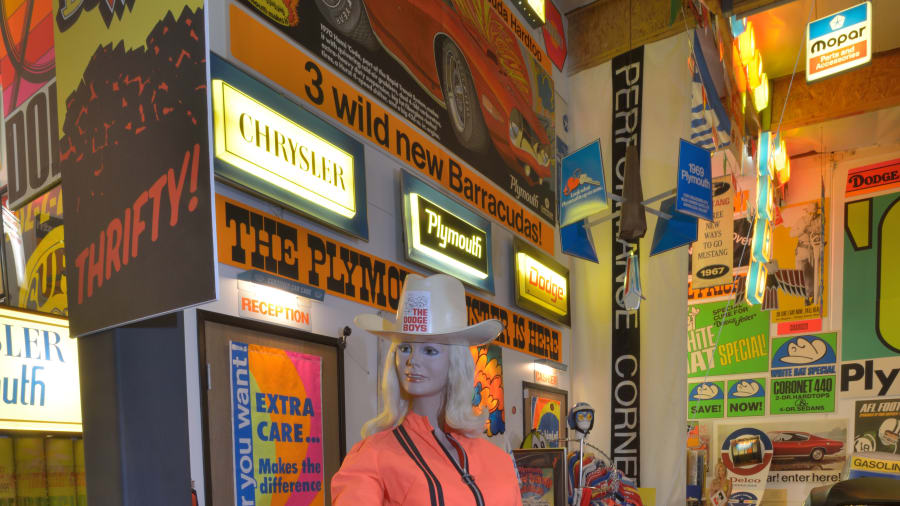 Dodge Joe Higgins Dealer Advertisement at Indy Road Art 2019 as K44