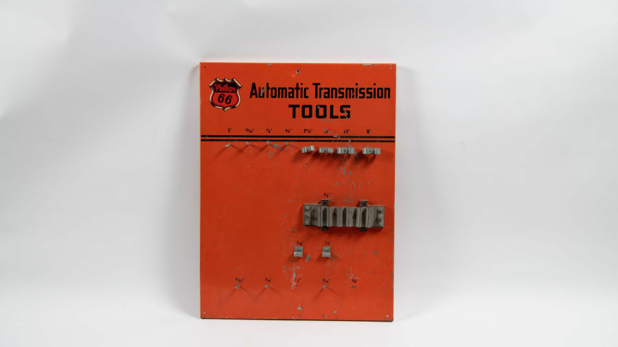Phillips 66 Automatic Transmission Tools Board at Indy Road Art 2022 as