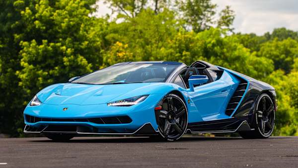 2017 Lamborghini Centenario Roadster: market value and price history