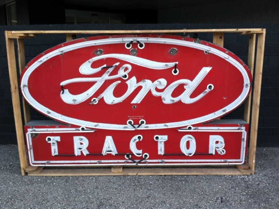 Ford Tractor Neon Sign for Sale at Auction Mecum Auctions