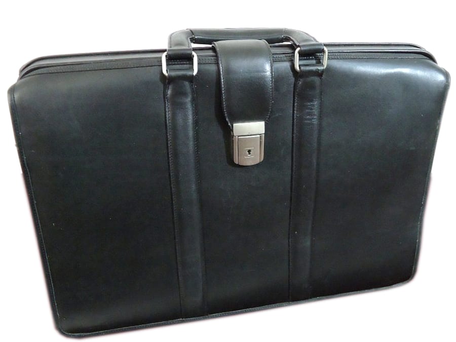 2004 Screen Used Briefcase From Collateral at Santa Monica 2013 as S155