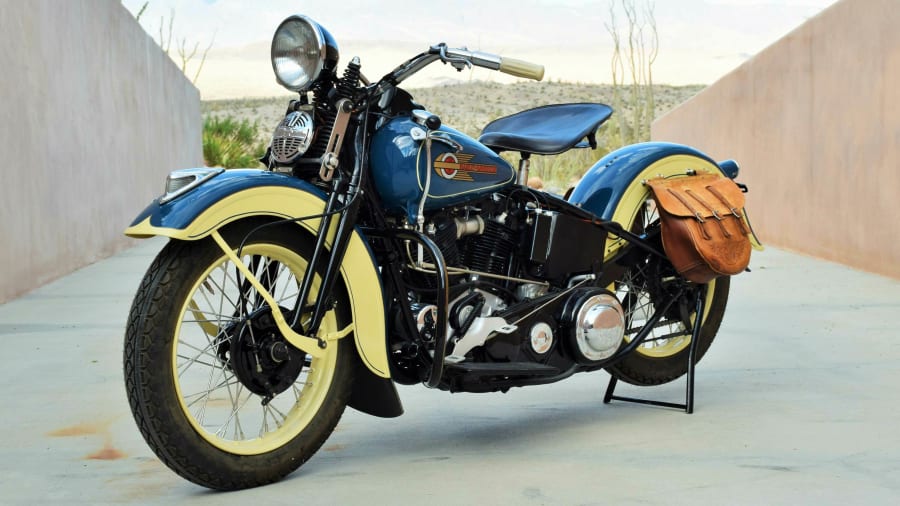 1936 Harley-Davidson El Knucklehead at Las Vegas Motorcycles 2022