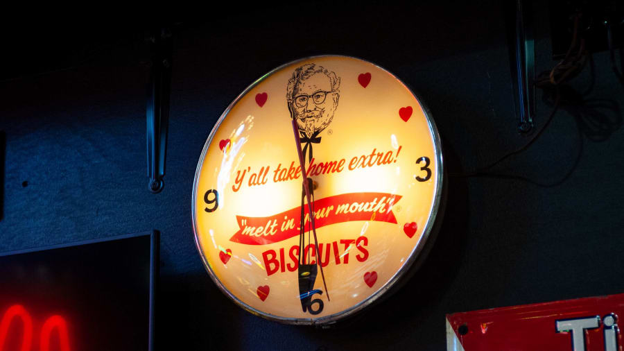 Kentucky Fried Chicken Light-Up Clock For Sale At Auction - Mecum