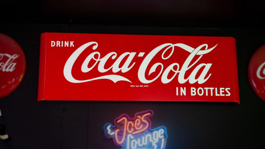 Coca-Cola Porcelain Sled Sign 68x24x2.5 Inches for Sale at Auction ...