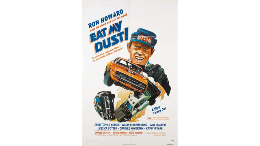 1976 Eat My Dust Original Movie Poster 27.5x40.5 at Austin 2015 as J20