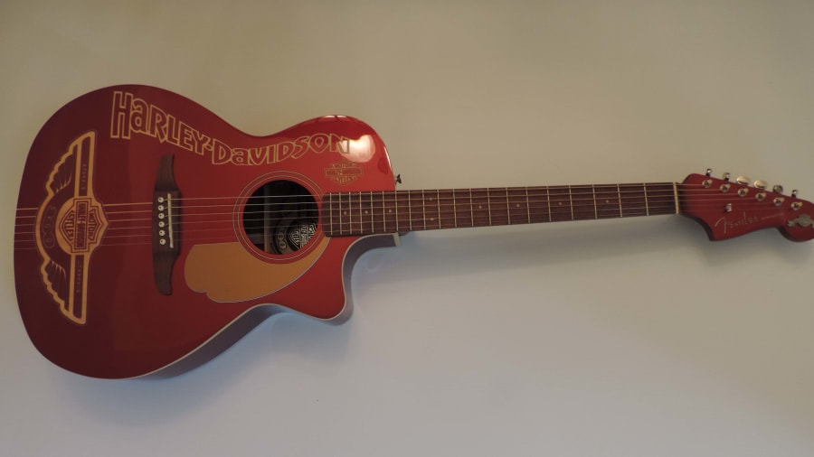 Fender Newporter Acoustic/electric Guitar at Glendale 2020 as Z231.1
