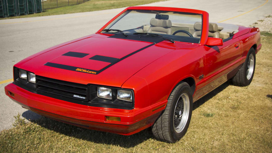 1985 Mercury Capri Asc Mclaren Convertible for Sale at Auction Mecum