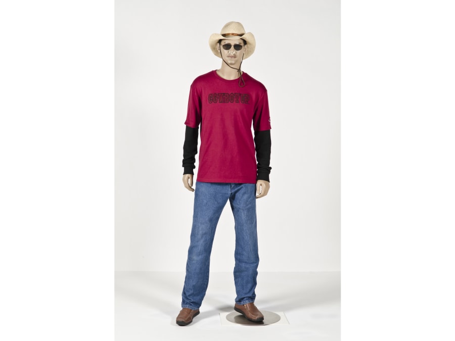 Mannequin at fran and ron green s verde classics museum collection 2013