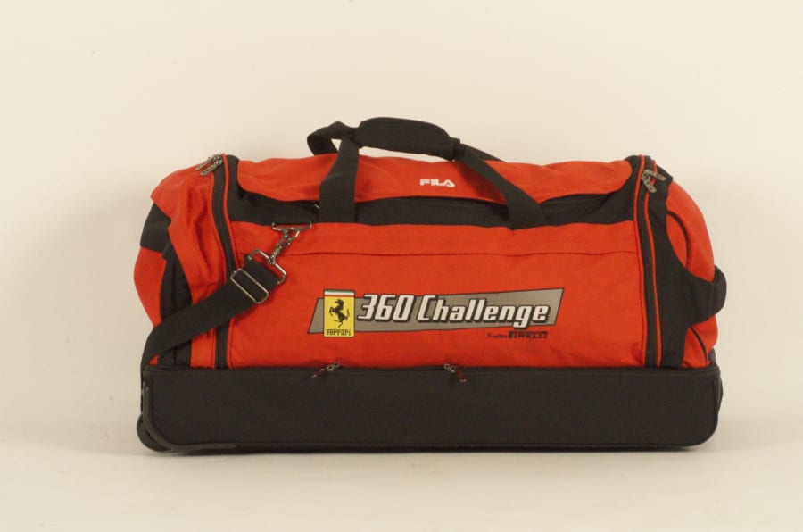 FILA Ferrari 360 Challenge 30 Inch Wide Rolling Duffle at Monterey 2013